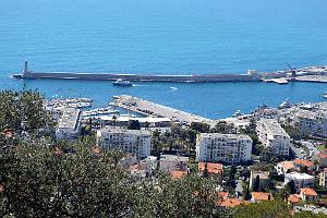 036- Port de Nice vu du Mont Boron